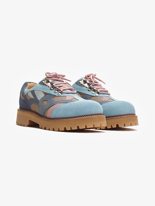 The KidSuper Boots With The Swirls Low Top by Cocker - Blue
