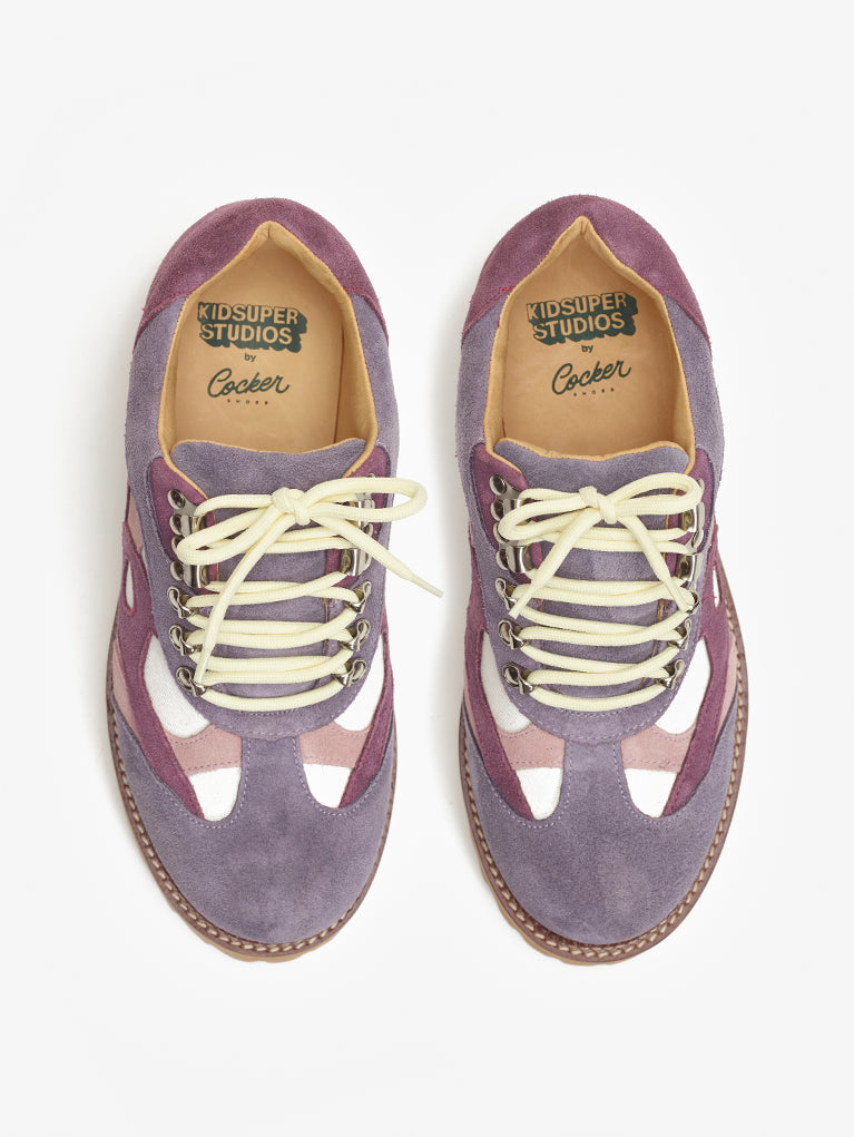 The KidSuper Boots With The Swirls Low Top by Cocker - Purple